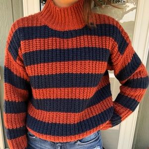 These Three striped sweater
